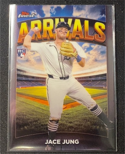 2025 Topps Finest Arrivals #A-4 Jace Jung — front
