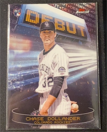 2025 Topps Finest #D-27 Chase Dollander — front