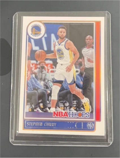 2021-22 Panini NBA Hoops #18 Stephen Curry — front