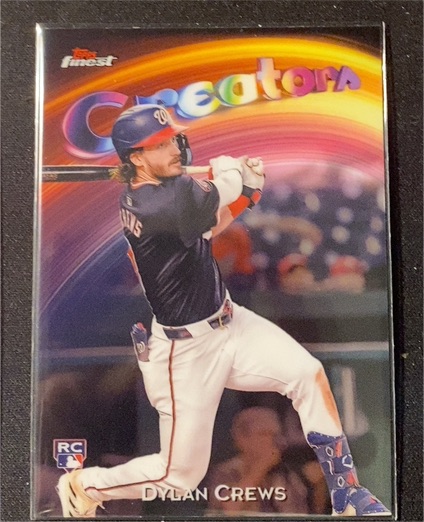 2025 Topps Finest #C-11 Dylan Crews Creators Rookie — front