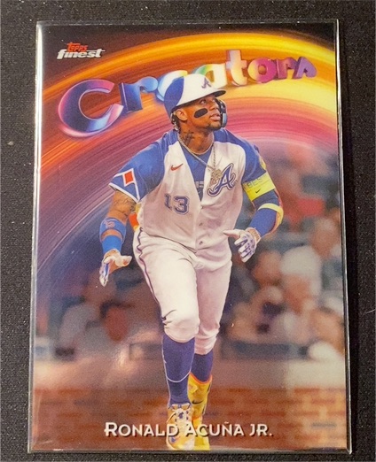 2025 Topps Finest #C-3 Ronald Acuña Jr. Creators — front