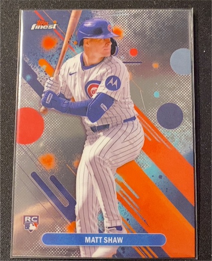 2025 Topps Finest #85 Matt Shaw — front