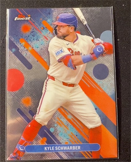 2025 Topps Finest #88 Kyle Schwarber — front