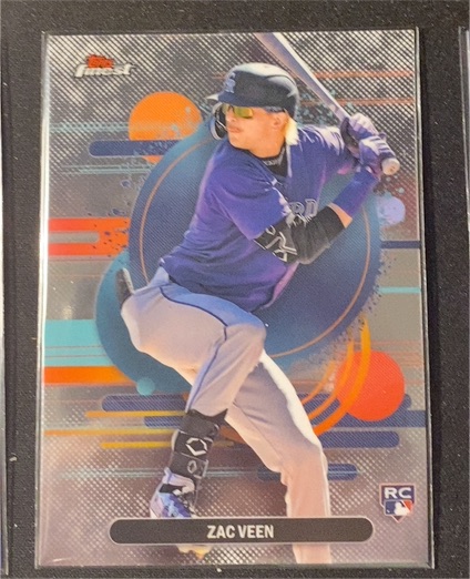 2025 Topps Finest #192 Zac Veen — front
