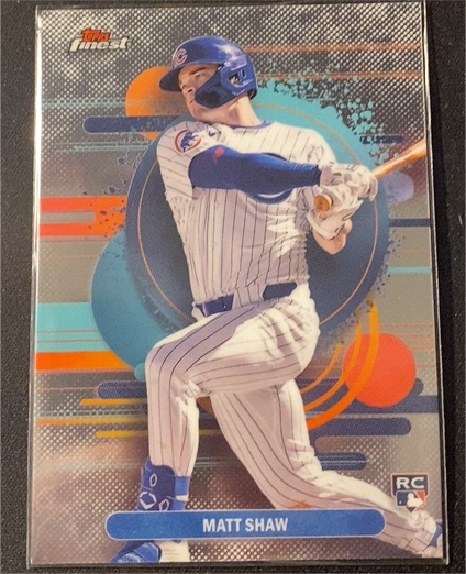 2025 Topps Finest #162 Matt Shaw — front