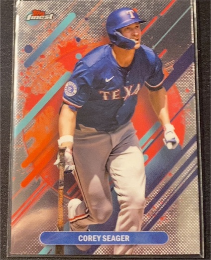 2025 Topps Finest #232 Corey Seager Rare — front