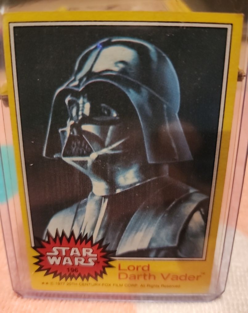 1977 Topps Star Wars #196 Lord Darth Vader — front