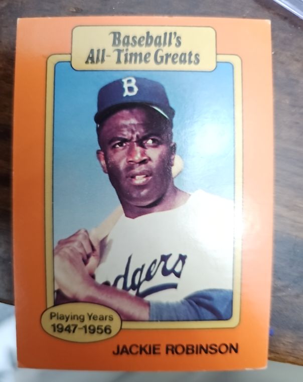 1987 Hygrade Baseball's All-Time Greats #80 Jackie Robinson — front