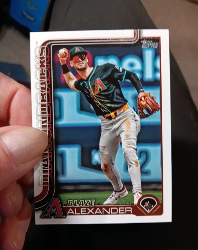 2025 Topps Series 2 #499 Blaze Alexander — front