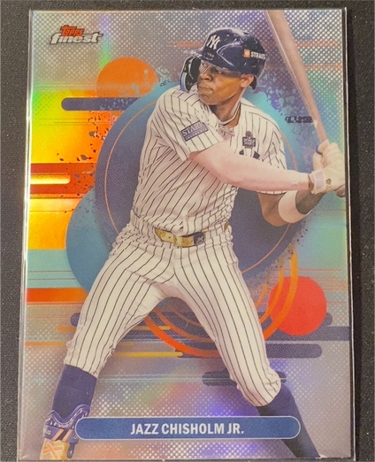 2025 Topps Finest #187 Jazz Chisholm Jr. — front