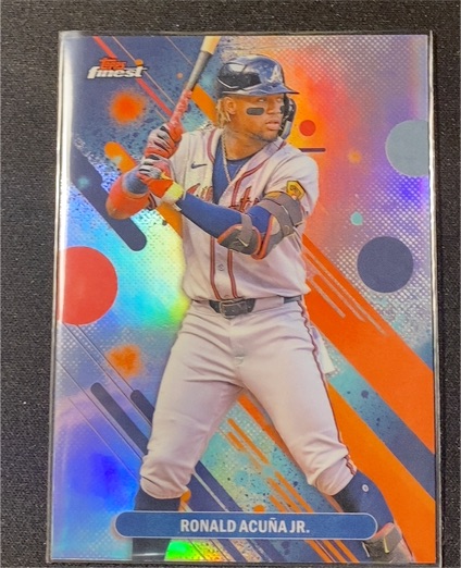 2025 Topps Finest #17 Ronald Acuña Jr. — front