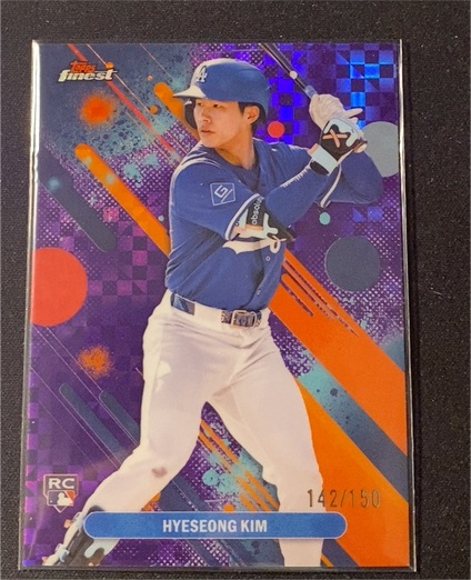 2025 Topps Finest #27 Hyeseong Kim — front