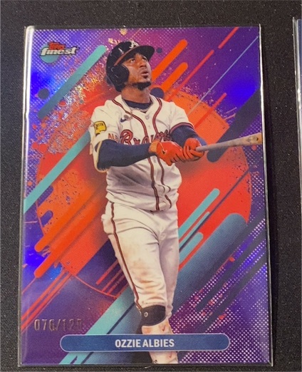 2025 Topps Finest #222 Ozzie Albies — front
