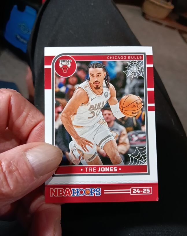 2024-25 Panini Haunted Hoops #24-25 Tre Jones — front
