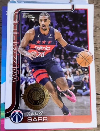 2025-26 Topps #96 Alex Sarr — front