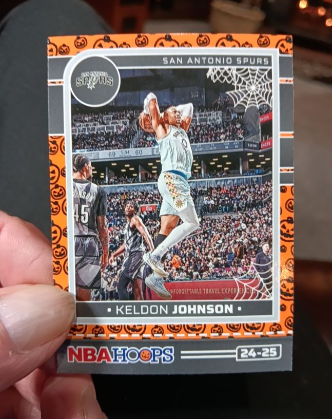 2024-25 Panini Haunted Hoops #103 Keldon Johnson — front