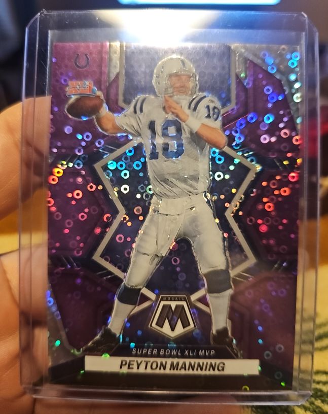 2022 Panini Mosaic Super Bowl XLI MVP Peyton Manning — front