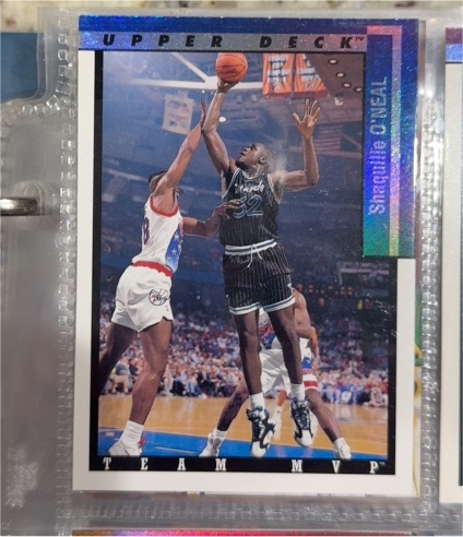 1993-94 Upper Deck #TM19 Shaquille O'Neal Team MVP — front