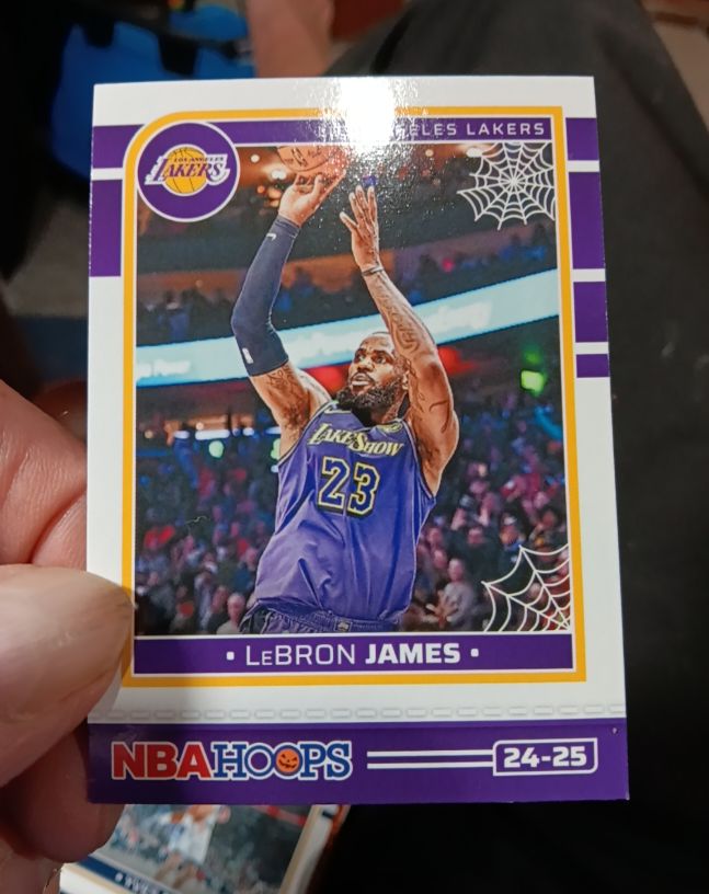 2024-25 Panini Haunted Hoops #193 LeBron James — front