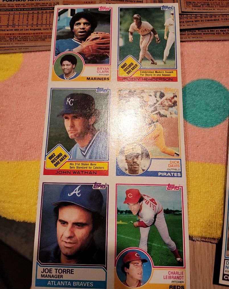 1983 Topps #520 Bryan Clark — front
