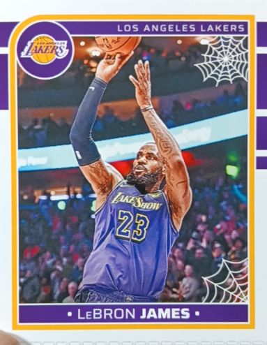 2024-25 Panini Hoops Haunted Hoops #193 LeBron James — front