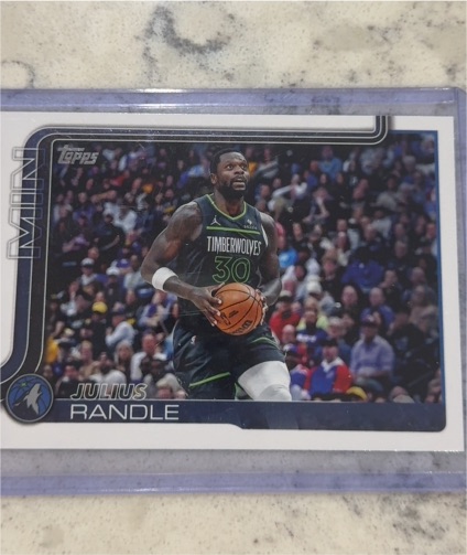 2025-26 Topps #110 Julius Randle Minnesota Timberwolves — front