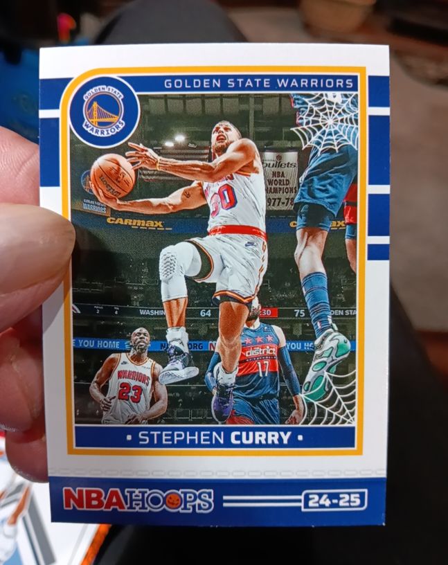 2024-25 Panini NBA Hoops Haunted Hoops #22 Stephen Curry — front