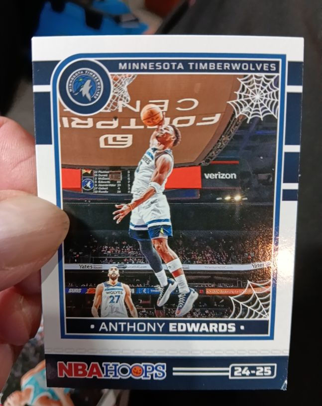2024-25 Panini NBA Haunted Hoops #137 Anthony Edwards — front