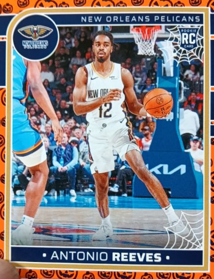 2024-25 Panini Hoops Haunted Hoops #247 Antonio Reeves — front