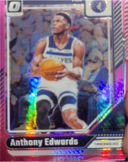 2024-25 Panini Donruss Optic #31 Anthony Edwards — front