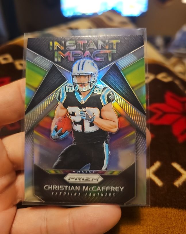 2017 Panini Prizm Instant Impact #6 Christian McCaffrey — front