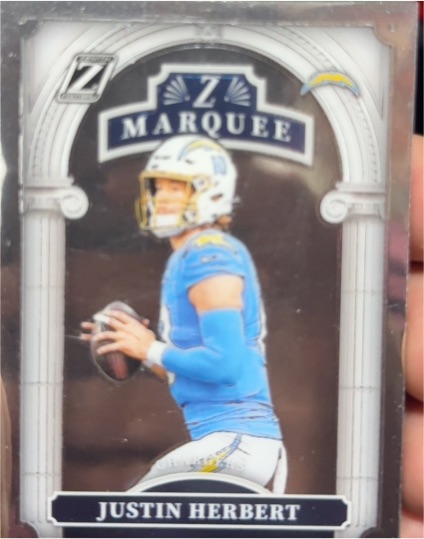 2024 Panini Zenith #25 Justin Herbert Z Marquee — front