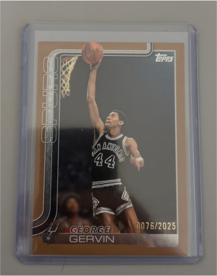 2025 Topps Basketball #265 George Gervin — front