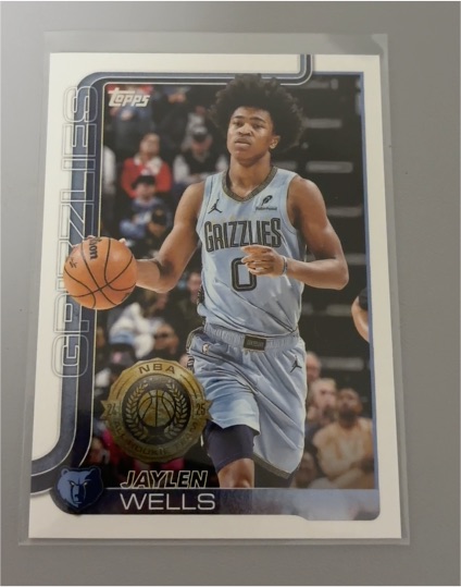 2025-26 Topps #183 Jaylen Wells — front