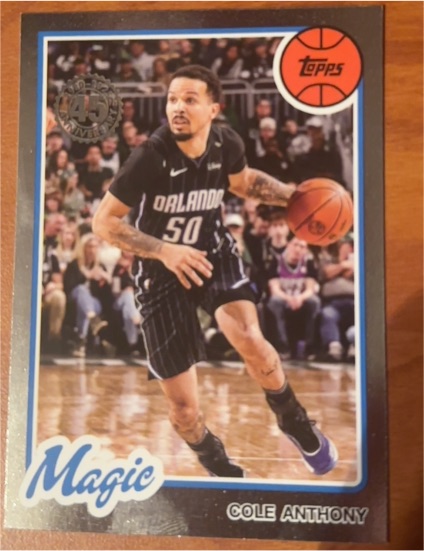 2025-26 Topps #80BK-26 Cole Anthony 1980-81 Topps Basketball — front