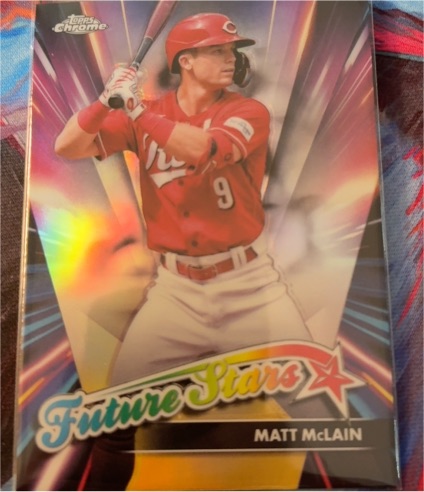 2024 Topps Chrome Update #FSU-8 Matt McLain Future Stars — front