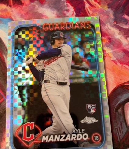 2024 Topps Chrome Update Series #USC196 Kyle Manzardo — front