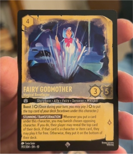 Lorcana Whispers in the Well #192/204 Fairy Godmother - Magical Benefactor — front