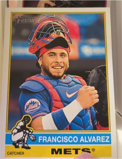 2025 Topps Heritage #178 Francisco Alvarez — front