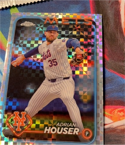 2024 Topps Chrome Update #USC58 Adrian Houser — front