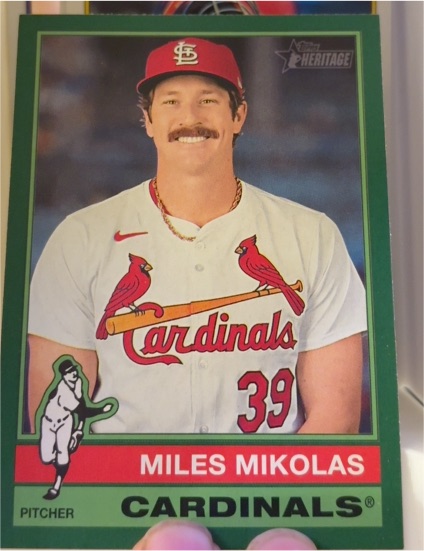 2025 Topps Heritage #426 Miles Mikolas — front