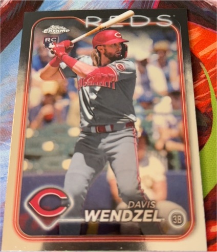 2024 Topps Chrome Update #USC83 Davis Wendzel — front