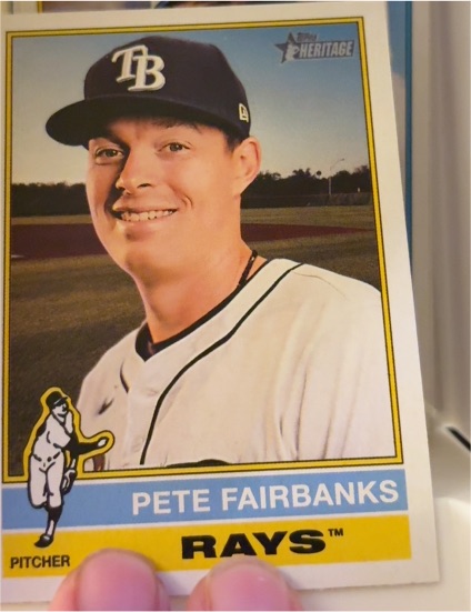 2025 Topps Heritage #361 Pete Fairbanks — front