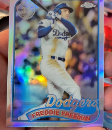2024 Topps Chrome Update #89CU-16 Freddie Freeman — front