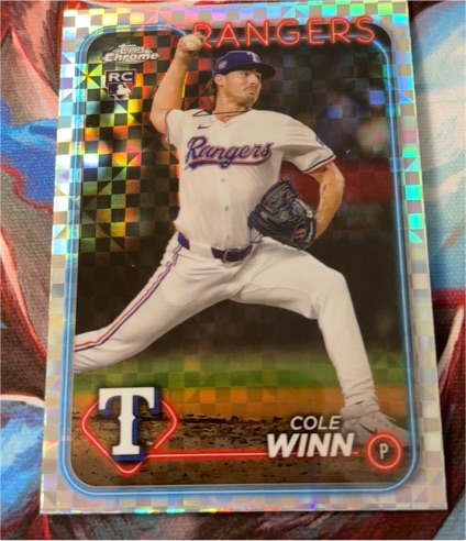 2024 Topps Chrome Update #USC80 Cole Winn — front