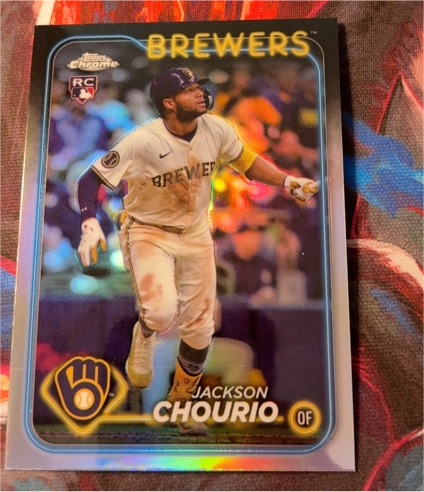 2024 Topps Chrome Update #USC18 Jackson Chourio — front