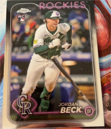 2024 Topps Chrome Update #US269 Jordan Beck — front