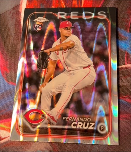 2024 Topps Chrome Update #US308 Fernando Cruz — front
