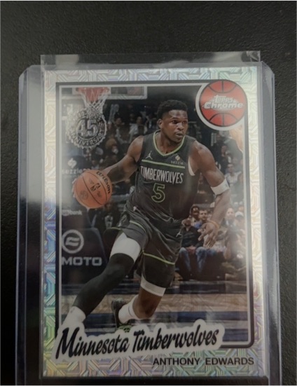 2025-26 Topps Chrome #TC-AE Anthony Edwards — front