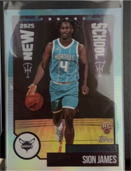 2025-26 Topps #NS-33 Sion James New School Rookie — front